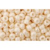 Achat au détail cc123 perles de rocaille Toho 8/0 opaque lustered light beige (10g)