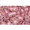 Achat en gros cc267 perles de rocaille Toho 6/0 crystal/rose gold lined (10g)