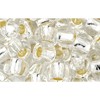 Achat cc21 - perles de rocaille Toho 3/0 silver lined crystal (10g)