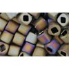 Creez avec cc614 perles Toho cube 4mm matt colour iris brown (10g)