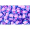 Acheter au détail cc937 perles de rocaille Toho 6/0 aqua/bubble gum pink lined (10g)