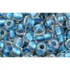 Achat cc263 - perles de rocaille Toho 6/0 inside color rainbow crystal/light capri (10g)