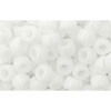 Vente cc41 perles de rocaille Toho 6/0 opaque white (10g)