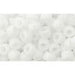 Vente cc41 perles de rocaille Toho 6/0 opaque white (10g)