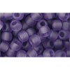 Achat cc19f - perles de rocaille Toho 6/0 transparent frosted sugar plum (10g)