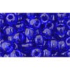 Achat au détail cc8 perles de rocaille Toho 6/0 transparent cobalt (10g)