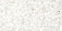 Acheter au détail cc121 perles Toho treasure 11/0 Opaque Lustered White (5g)
