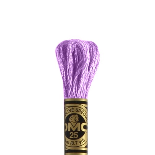 Creez Fil à broder DMC mouliné spécial coton 8m violet 210 (1)