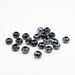 Vente perles rondes à facettes x20 en verre 8x5mm -bleu marine foncé Apprèts bijoux