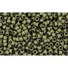 Achat cc617 - perles de rocaille Toho 15/0 matt colour dark olive (5g)