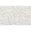 Achat cc401 - perles de rocaille Toho 15/0 opaque rainbow white (5g)