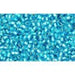 Acheter au détail cc23b perles de rocaille Toho 15/0 silver lined dark aquamarine (5g)