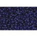 Achat au détail cc8df perles de rocaille Toho 15/0 transparent frosted cobalt (5g)