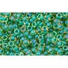 Creez Cc242 perles de rocaille Toho 11/0 luster jonquil/emerald lined (10g)