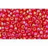 Achat cc165c - perles de rocaille Toho 11/0 transparent rainbow ruby (10g)