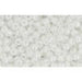 Achat au détail cc121 perles de rocaille Toho 11/0 opaque lustered white (10g)