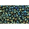 Achat au détail cc84 perles de rocaille Toho 11/0 métallic iris green/brown (10g)
