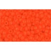 Vente au détail cc50 perles de rocaille Toho 11/0 opaque sunset orange (10g)