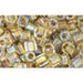 Vente en gros cc262 perles Toho cube 3mm inside colour crystal gold lined (10g)