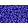 Achat cc48f - perles de rocaille Toho 11/0 opaque frosted navy blue (10g)