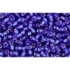 Achat cc28 - perles de rocaille Toho 11/0 silver lined cobalt (10g)