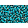 Achat en gros cc27bdf perles de rocaille Toho 11/0 silver lined frosted teal (10g)