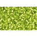 Achat en gros cc24 perles de rocaille Toho 11/0 silver lined lime green (10g)