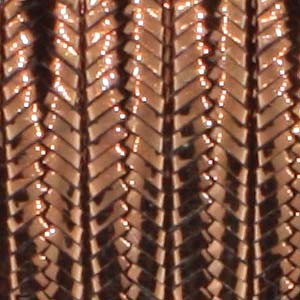 Achat Soutache rayonne bronze métallisé 3x1.5mm (2m)