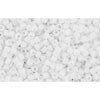 Achat cc41 - perles de rocaille Toho 15/0 opaque white (5g)