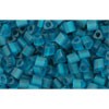 Vente au détail cc7bdf perles toho triangle 2.2mm transparent frosted teal (10g)