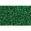 Creez cc7b perles de rocaille Toho 11/0 transparent grass green (10g)