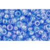 Acheter en gros cc163b perles de rocaille Toho 8/0 transparent rainbow dark aqua (10g)