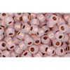 Creez cc741 perles de rocaille Toho 8/0 copper lined alabaster (10g)