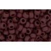 Achat cc46f perles de rocaille Toho 8/0 opaque frosted oxblood (10g)