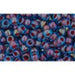 Acheter au détail cc381 perles de rocaille Toho 8/0 aqua/oxblood lined (10g)