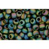 Acheter en gros cc180f perles de rocaille toho 8/0 transparent rainbow frosted olivine (10g)
