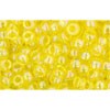 Vente au détail cc175 perles de rocaille Toho 8/0 transparent rainbow lemon (10g)