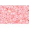 Acheter au détail cc171 perles de rocaille Toho 8/0 dyed rainbow ballerina pink (10g)