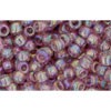 Creez avec cc166b perles de rocaille toho 8/0 transparent rainbow medium amethyst (10g)