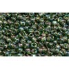 Acheter cc180 perles de rocaille Toho 11/0 trans-rainbow olivine (10g)