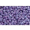 Acheter au détail cc1204 perles de rocaille Toho 11/0 marbled opaque light blue/amethyst (10g)