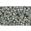 Achat au détail cc176bf perles de rocaille Toho 11/0 trans-rainbow frosted grey (10g)