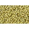 Acheter en gros cc246 perles de rocaille Toho 15/0 luster black diamond/opaque yellow lined (5g)