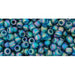 Acheter en gros cc167bdf perles de rocaille Toho 8/0 transparent rainbow frosted teal (10g)