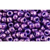 Vente au détail cc461 perles de rocaille Toho 6/0 higher métallic grape (10g)