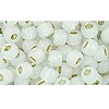 Creez cc2100 perles de rocaille 6/0 silver-lined milky white (10g)