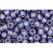Achat au détail cc2124 perles de rocaille toho 8/0 silver lined milky lavender (10g)