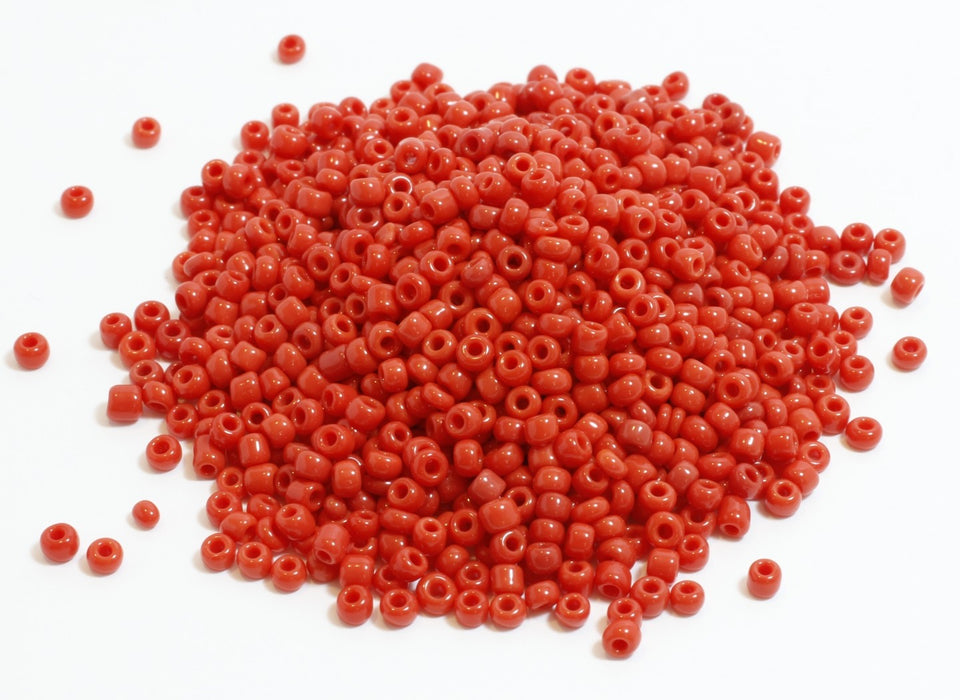 Acheter Lot de 15g perles rondes en verre Rouge 2x2mm