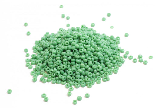 Achat Lot de 15g perles rondes en verre - vert - 2x2mm
