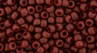 Vente au détail cc2609F perles de rocaille Toho 8/0 semi glazed Dark Red (10g)